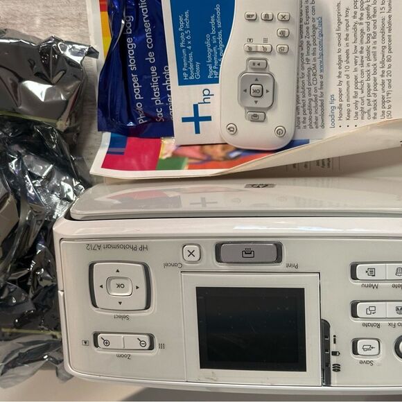 HP White and Blue Camera Bag for Photo Equipment includes new printer and ink c - Picture 2 of 2